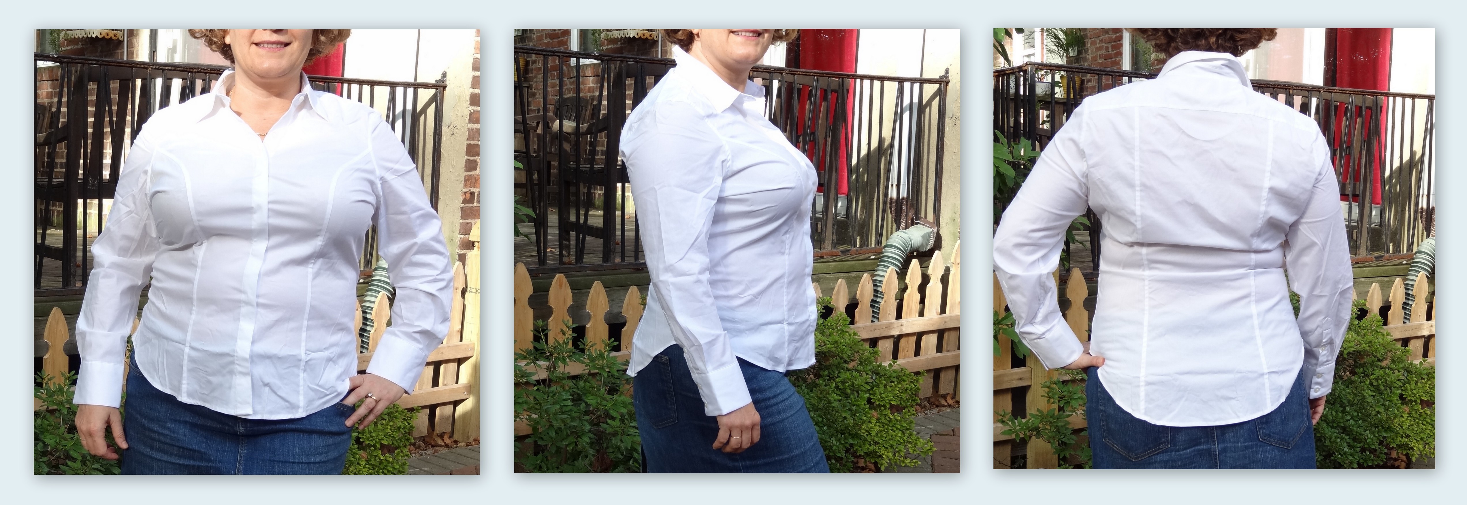 Big-Bust-Fitting White Shirts: An Affordable Option from InStyle