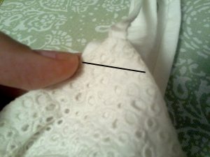 stitching line