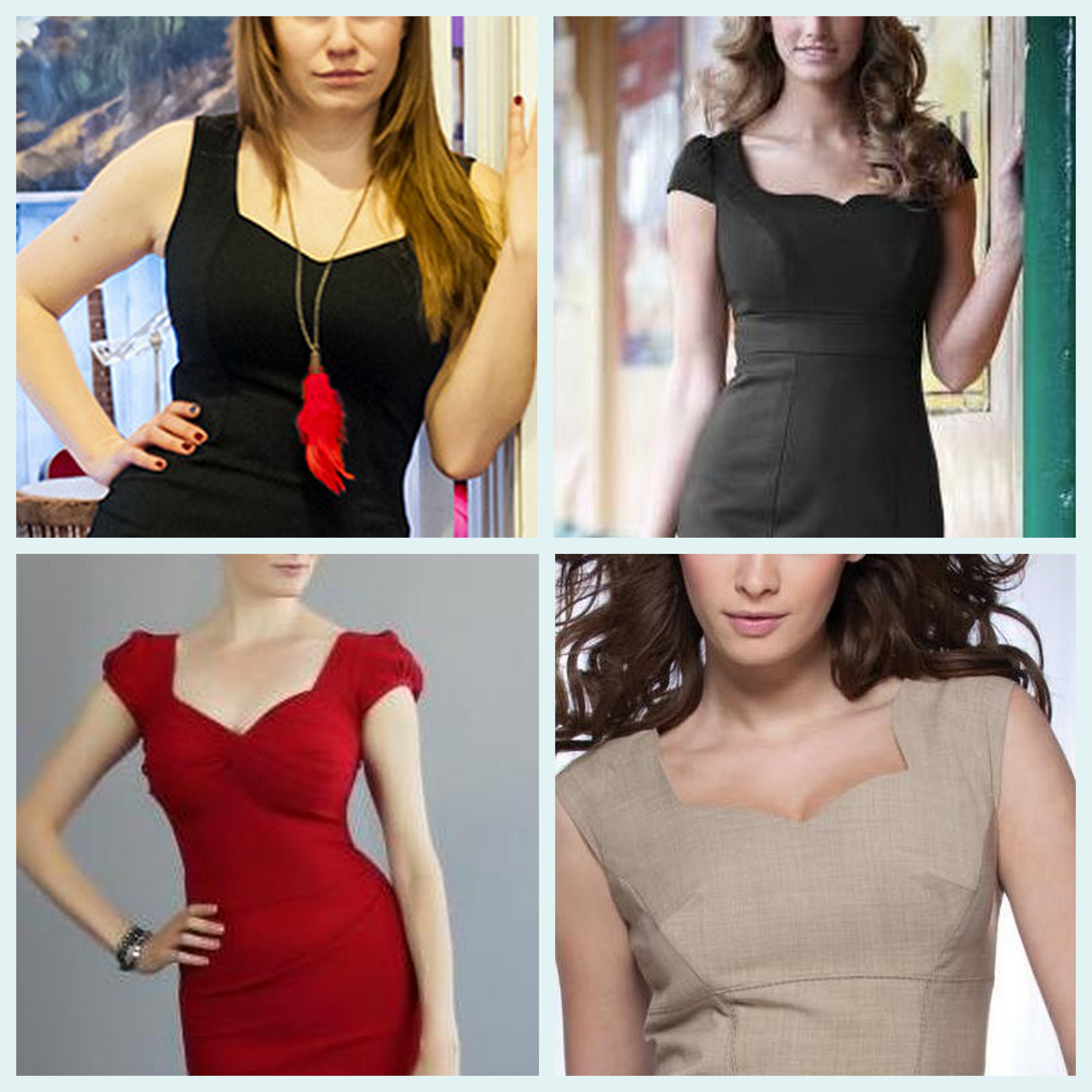 Interesting Necklines for DD Cups and Up –