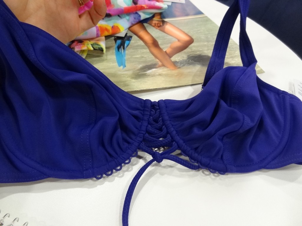 janine robin blue bikini front