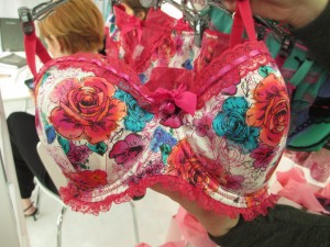 Love the print on this Betty bra. The sketchy black outlines make it look like a fresh tattoo to me.
