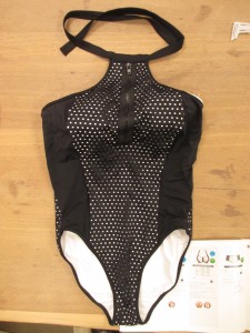 The Sports Luxe one-piece with mesh overlay (up to FF).