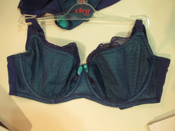 Yes! Yes yes yes! Hettie (28E-H, 30-38 D-J) is the best fitting Cleo bra I’ve ever owned, but last season’s black-over-pink color left me cold. This navy-over-teal is perfection! You will be mine…