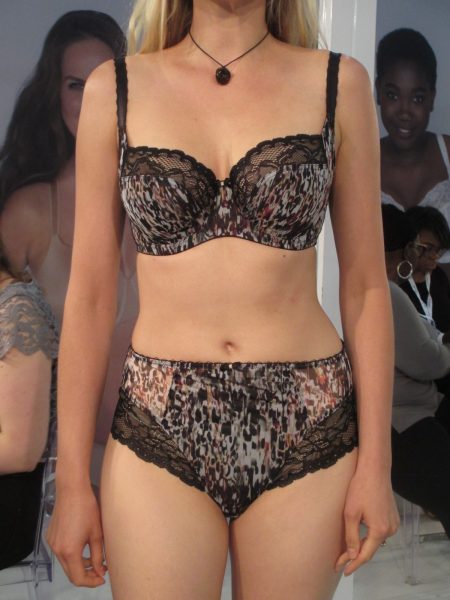 This is the classic Jasmine bra, in a subtle animal print (which was a trend among several brands).
