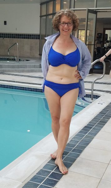 Ottawa Bikini Top by Fantasie, Teal, Full Cup Bikini