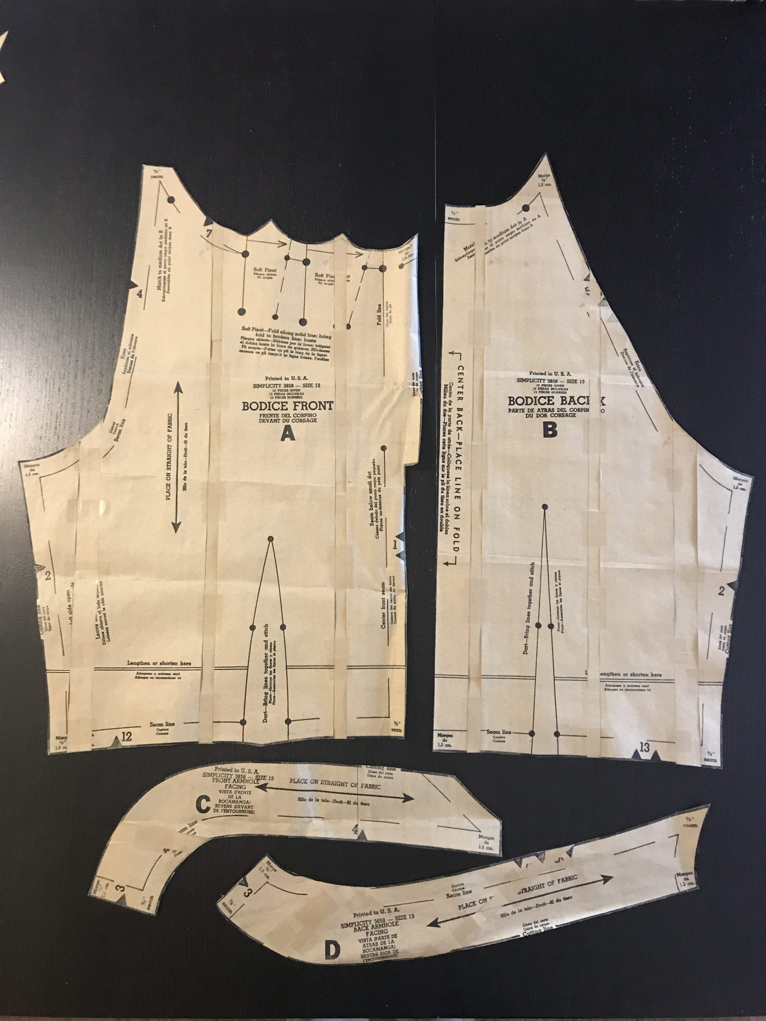 Off the Rack ~ Grading Up a Vintage Sewing Pattern – hourglassy.com